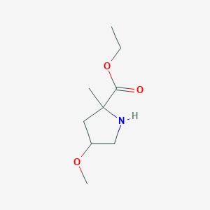 Ethyl 4-methoxy-2-methylpyrrolidine-2-carboxylate