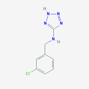 molecular formula C8H8ClN5 B275687 N-(3-chlorobenzyl)-1H-tetrazol-5-amine 