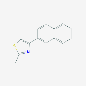 molecular formula C14H11NS B275688 2-Methyl-4-naphthalen-2-yl-1,3-thiazole 