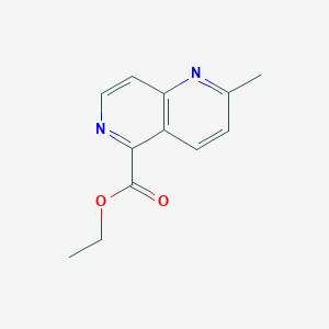 Ethyl 2-methyl-1,6-naphthyridine-5-carboxylate