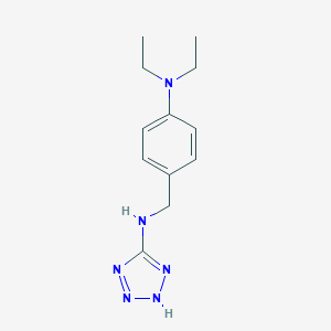 molecular formula C12H18N6 B275693 N-[4-(diethylamino)benzyl]-1H-tetrazol-5-amine 