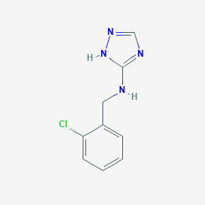 molecular formula C9H9ClN4 B275694 N-(2-chlorobenzyl)-1H-1,2,4-triazol-3-amine 