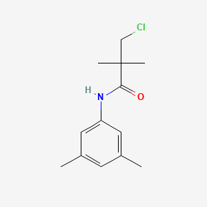 molecular formula C13H18ClNO B2756949 3-chloro-N-(3,5-dimethylphenyl)-2,2-dimethylpropanamide CAS No. 341965-95-5