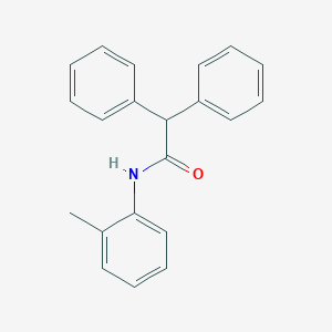 molecular formula C21H19NO B275695 N-(2-methylphenyl)-2,2-diphenylacetamide 