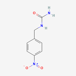 molecular formula C8H9N3O3 B2756969 [(4-Nitrophenyl)methyl]urea CAS No. 18740-35-7