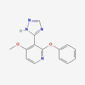 4-methoxy-3-(1H-1,2,4-triazol-3-yl)-2-pyridinyl phenyl ether