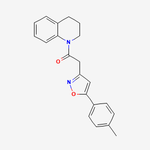 1-(3,4-dihydroquinolin-1(2H)-yl)-2-(5-(p-tolyl)isoxazol-3-yl)ethanone