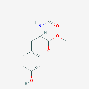 molecular formula C12H15NO4 B2757049 methyl N-acetyltyrosinate CAS No. 23525-90-8; 2440-79-1