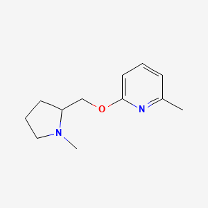 2-Methyl-6-[(1-methylpyrrolidin-2-yl)methoxy]pyridine