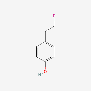 molecular formula C8H9FO B2757103 4-(2-Fluoroethyl)phenol CAS No. 849675-04-3