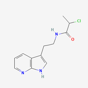2-Chloro-N-[2-(1H-pyrrolo[2,3-b]pyridin-3-yl)ethyl]propanamide