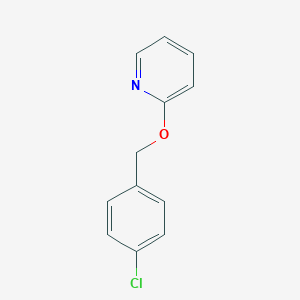 molecular formula C12H10ClNO B275714 2-[(4-Chlorophenyl)methoxy]pyridine 