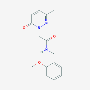 N-(2-methoxybenzyl)-2-(3-methyl-6-oxopyridazin-1(6H)-yl)acetamide