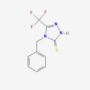 4-benzyl-3-(trifluoromethyl)-1H-1,2,4-triazole-5-thione