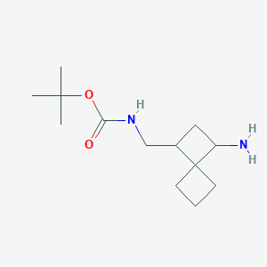 Tert-butyl N-[(3-aminospiro[3.3]heptan-1-yl)methyl]carbamate