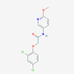2-(2,4-dichlorophenoxy)-N-(6-methoxypyridin-3-yl)acetamide