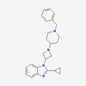1-[1-(1-Benzylpiperidin-4-yl)azetidin-3-yl]-2-cyclopropylbenzimidazole