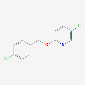 molecular formula C12H9Cl2NO B275722 4-Chlorobenzyl 5-chloro-2-pyridinyl ether 