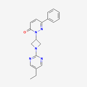 2-[1-(5-Ethylpyrimidin-2-yl)azetidin-3-yl]-6-phenylpyridazin-3-one