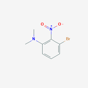 molecular formula C8H9BrN2O2 B2757258 3-Bromo-N,N-dimethyl-2-nitroaniline CAS No. 860533-15-9