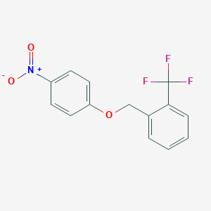 molecular formula C14H10F3NO3 B275728 4-Nitrophenyl 2-(trifluoromethyl)benzyl ether 