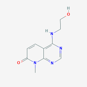 4-((2-hydroxyethyl)amino)-8-methylpyrido[2,3-d]pyrimidin-7(8H)-one
