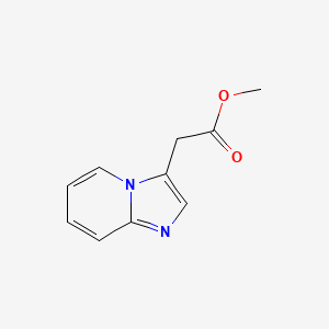molecular formula C10H10N2O2 B2757316 Methyl 2-(imidazo[1,2-a]pyridin-3-yl)acetate CAS No. 1244029-51-3