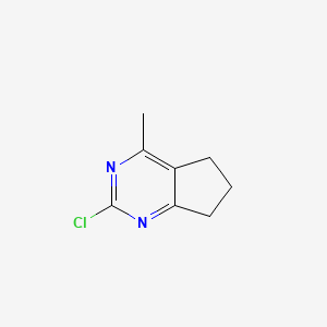 2-chloro-4-methyl-5H,6H,7H-cyclopenta[d]pyrimidine