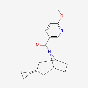 3-Cyclopropylidene-8-(6-methoxypyridine-3-carbonyl)-8-azabicyclo[3.2.1]octane