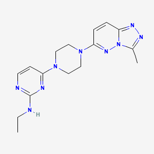 N-ethyl-4-(4-{3-methyl-[1,2,4]triazolo[4,3-b]pyridazin-6-yl}piperazin-1-yl)pyrimidin-2-amine