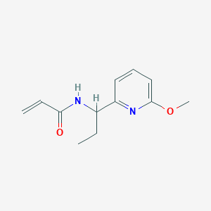 N-[1-(6-Methoxypyridin-2-yl)propyl]prop-2-enamide