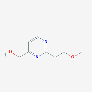 molecular formula C8H12N2O2 B2757369 (2-(2-Methoxyethyl)pyrimidin-4-yl)methanol CAS No. 1344331-84-5