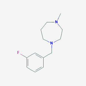 molecular formula C13H19FN2 B2757381 1-(3-Fluorobenzyl)-4-methyl-1,4-diazepane CAS No. 414881-16-6