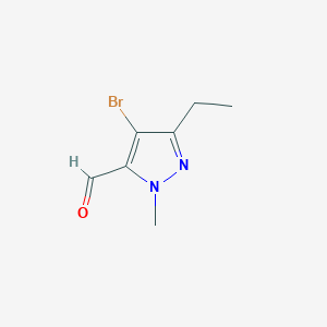 4-Bromo-5-ethyl-2-methylpyrazole-3-carbaldehyde