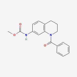 Methyl (1-benzoyl-1,2,3,4-tetrahydroquinolin-7-yl)carbamate