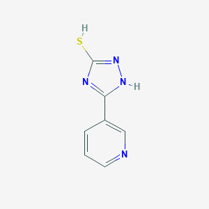 molecular formula C7H6N4S B275742 5-pyridin-3-yl-1H-1,2,4-triazole-3-thiol 