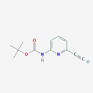 molecular formula C12H14N2O2 B2757420 tert-Butyl (6-ethynylpyridin-2-yl)carbamate CAS No. 1934630-23-5