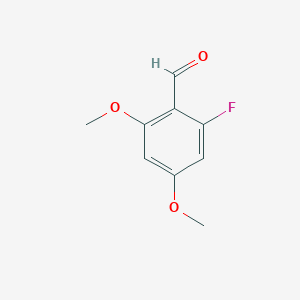 molecular formula C9H9FO3 B2757454 2-Fluoro-4,6-dimethoxybenzaldehyde CAS No. 214492-73-6