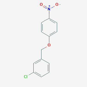 molecular formula C13H10ClNO3 B275746 1-Chloro-3-[(4-nitrophenoxy)methyl]benzene 