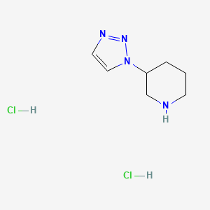 3-(Triazol-1-yl)piperidine;dihydrochloride