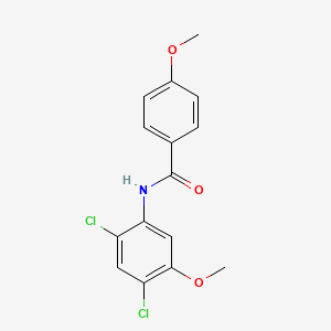 N-(2,4-dichloro-5-methoxyphenyl)-4-methoxybenzenecarboxamide