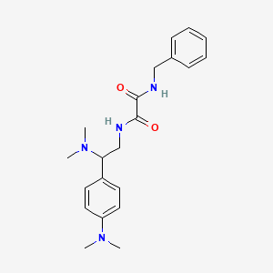 N1-benzyl-N2-(2-(dimethylamino)-2-(4-(dimethylamino)phenyl)ethyl)oxalamide