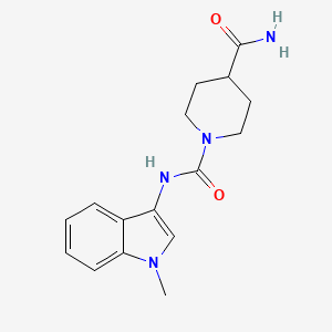 N1-(1-methyl-1H-indol-3-yl)piperidine-1,4-dicarboxamide