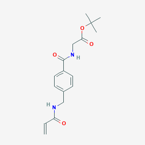 Tert-butyl 2-[[4-[(prop-2-enoylamino)methyl]benzoyl]amino]acetate