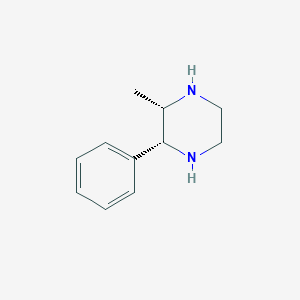 molecular formula C11H16N2 B2757530 (2S,3R)-2-Methyl-3-phenylpiperazine CAS No. 2375249-45-7