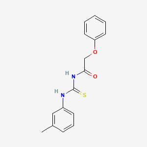 molecular formula C16H16N2O2S B2757531 2-phenoxy-N-(m-tolylcarbamothioyl)acetamide CAS No. 299950-80-4