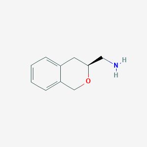 [(3S)-3,4-dihydro-1H-2-benzopyran-3-yl]methanamine