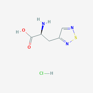 (2S)-2-Amino-3-(1,2,5-thiadiazol-3-yl)propanoic acid;hydrochloride