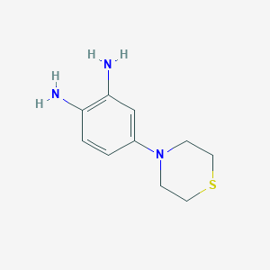 4-Thiomorpholin-4-ylbenzene-1,2-diamine