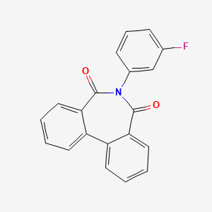 6-(3-Fluorophenyl)benzo[d][2]benzazepine-5,7-dione